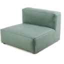 HAY. Sofa module, model Mags, green leather