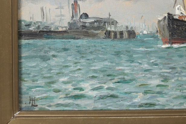 Holger Lübers. Harbor motif