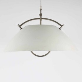 Hans J. Wegner. 'The Pendant' pendel af hvidlakeret aluminium