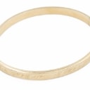 Vintage armring af 14 kt guld med indskudslås