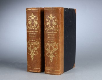Johannes Ewalds samtlige Skrifter bd. 1-4 med stik af Nicolai Abildgaard, 2 bind, 1787, 1791 og 1814 (2)