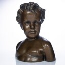 Unknown artist. Bust of bronze-patinated plaster, early 20th century.