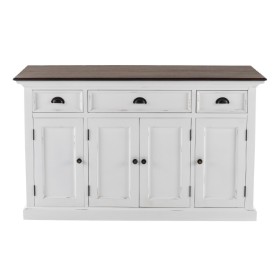 Nova solo. White lacquered mahogany sideboard