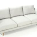 YFP by Wendelbo: ??3-seater sofa model 056 light gray�