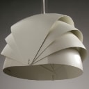 Jørn Utzon. Pendel af hvidlakeret metal, model Opera