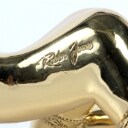 Robbi Jones: Erotisk skulptur model Madonna, poleret messing.