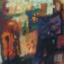 Maren Lipp, Zeichnung, Ölkreide, 'Farbkomposition'