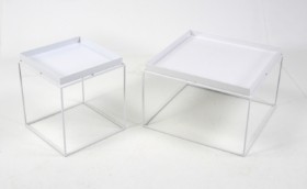 Hey. Two coffee tables, model Tray Table (2)