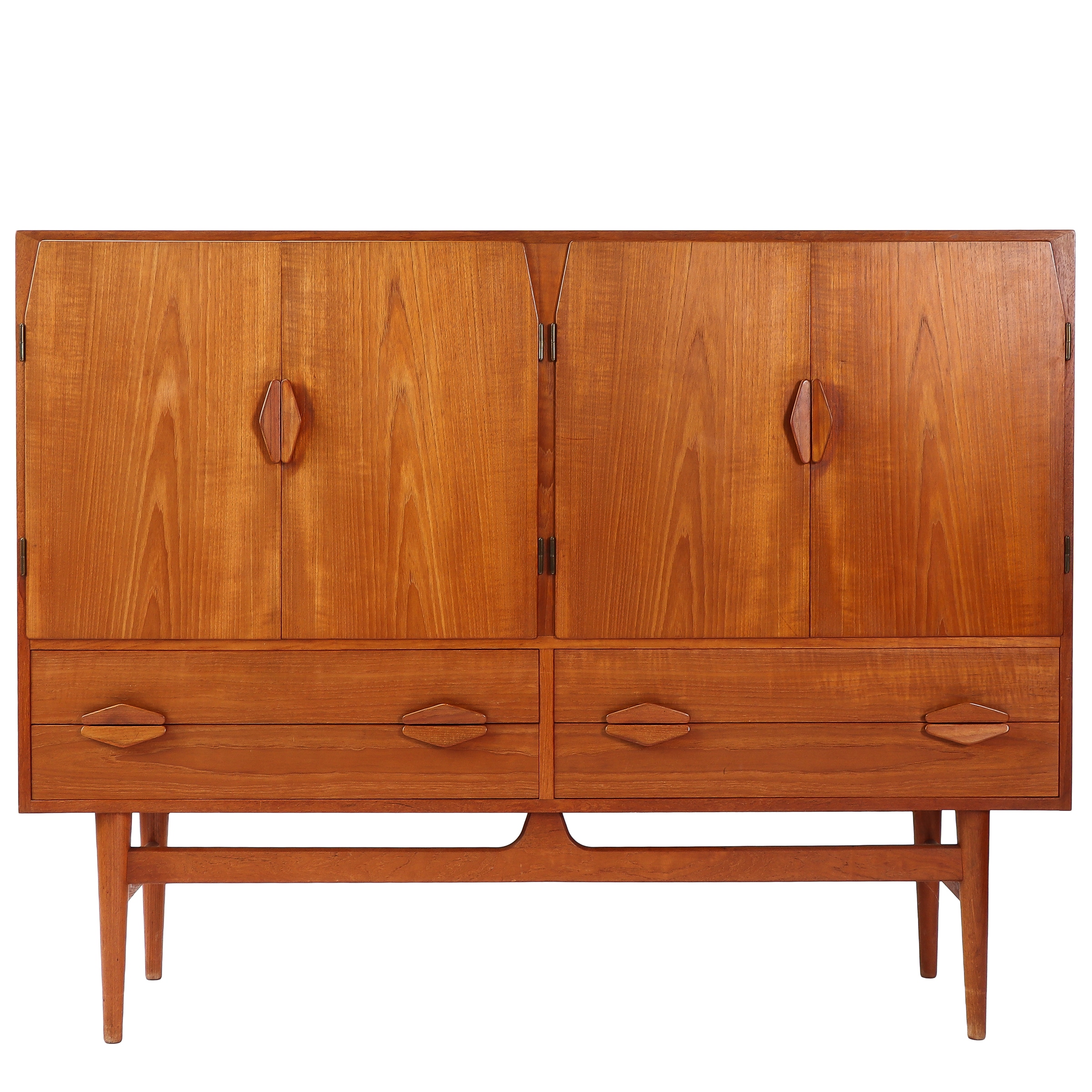Danish furniture manufacturer: Teak sideboard, 1950/60s