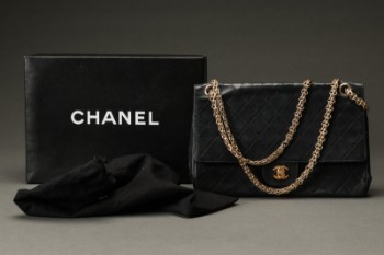 Chanel. Vintage skuldertaske, model 2.55 classic double flap