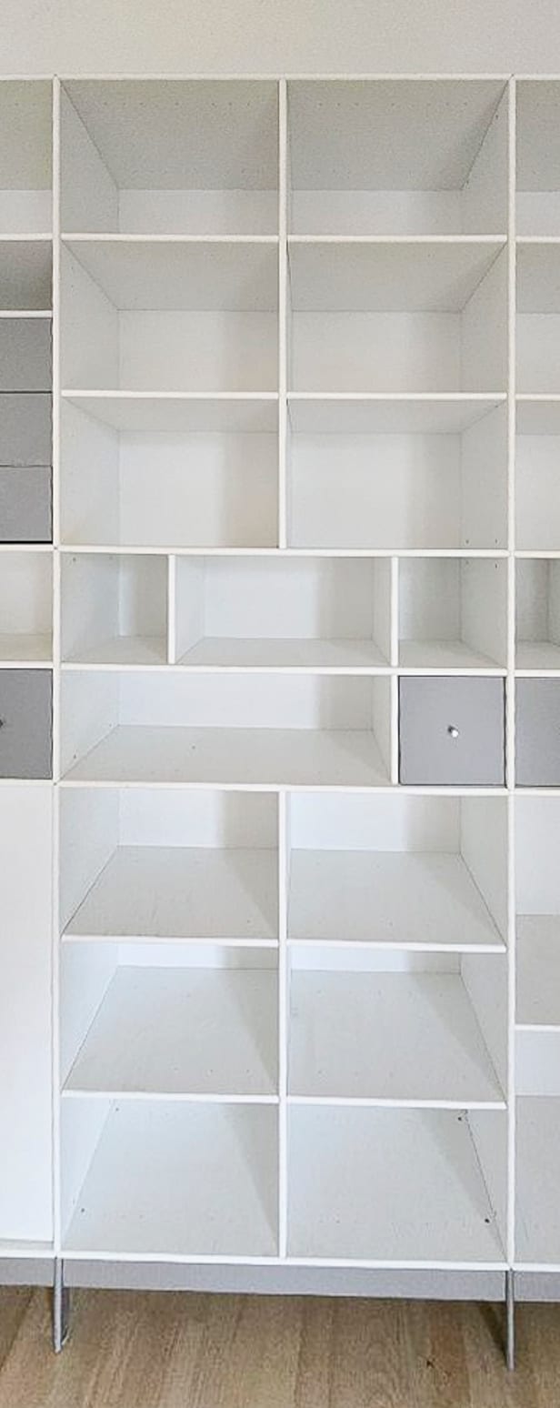 ABC Quadrant shelving system from ABC Reoler, white | Lauritz.com