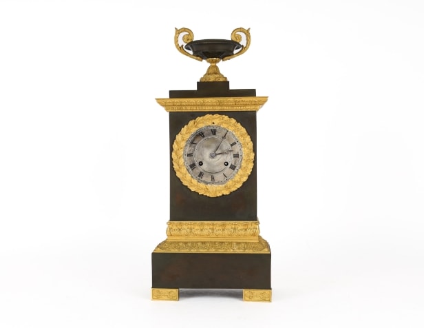 French Charles X mantel clock - 19th century