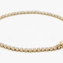 Tennisarmbånd af 14 kt guld, Lab Grown diamanter, 3.00 ct