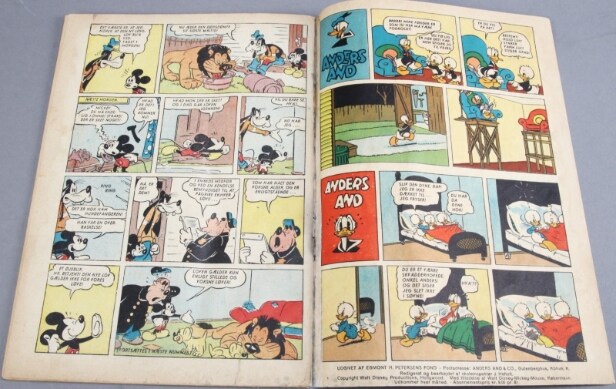 Walt Disney's Anders And & Co. Nr. 2, 3, 4 fra årgang 2 1950 samt Nr. 8, 9, 10, 11, 11B og 12. 2. årgang, 1950 (9)