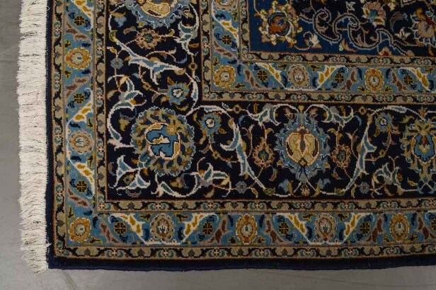 Old Keshan Orientalisk matta Iran, Mått ca 245x366 cm
