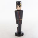 Police officer figure made of painted wood. H. 110 cm.