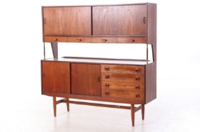 Teak sideboard / bar cabinet, 1950-60s