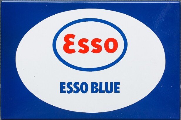 Esso Blue emaljeskilt