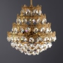 Christopher Palme for Palwa. Large crystal lamp from the 70s