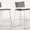 426. Henrik Lehm for Gramrode Møbelfabrik. Pair of barstools of black-lacquered ash wood. (2)