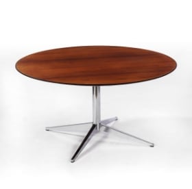 Eero Saarinen, for Florence Knoll, cirkulært bord i palisander, Ø 137