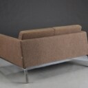 C.F. Møller Topersoners sofa med stel af metal model CFM 06