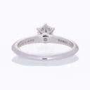 Tiffany & Co. The Tiffany Setting brilliant solitaire ring in platinum, approx. 0.42 ct. Ringstr. 48