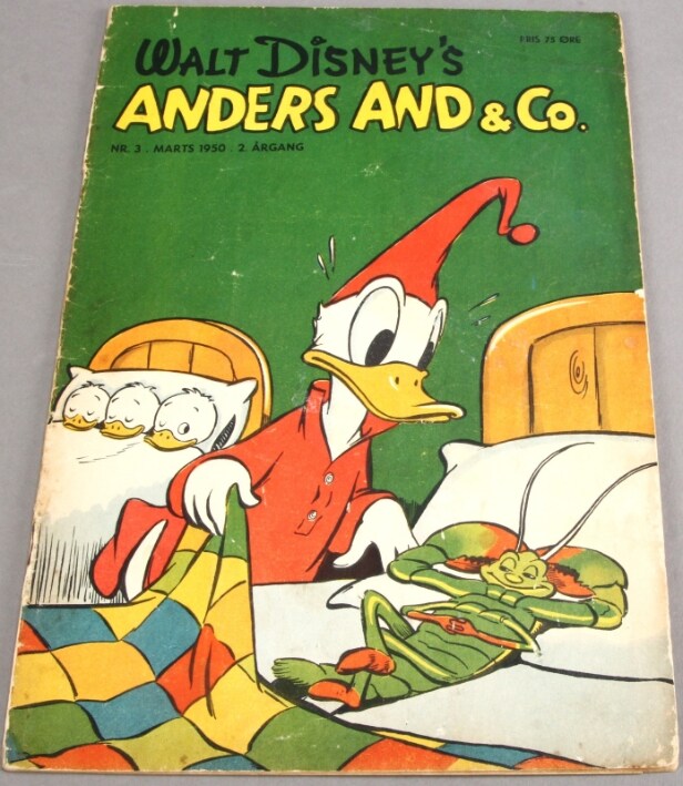 Walt Disney's Anders And & Co. Nr. 2, 3, 4 fra årgang 2 1950 samt Nr. 8, 9, 10, 11, 11B og 12. 2. årgang, 1950 (9)