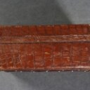 Koffer aus Krokodilleder, 1. Hälfte 20. Jh.