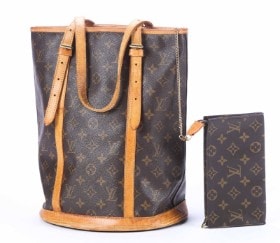 Louis Vuitton. 'Bucket GM', skuldertaske af Monogram Canvas