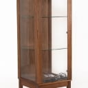 436. Klim Furniture. Display cabinet made of oiled walnut, model V301