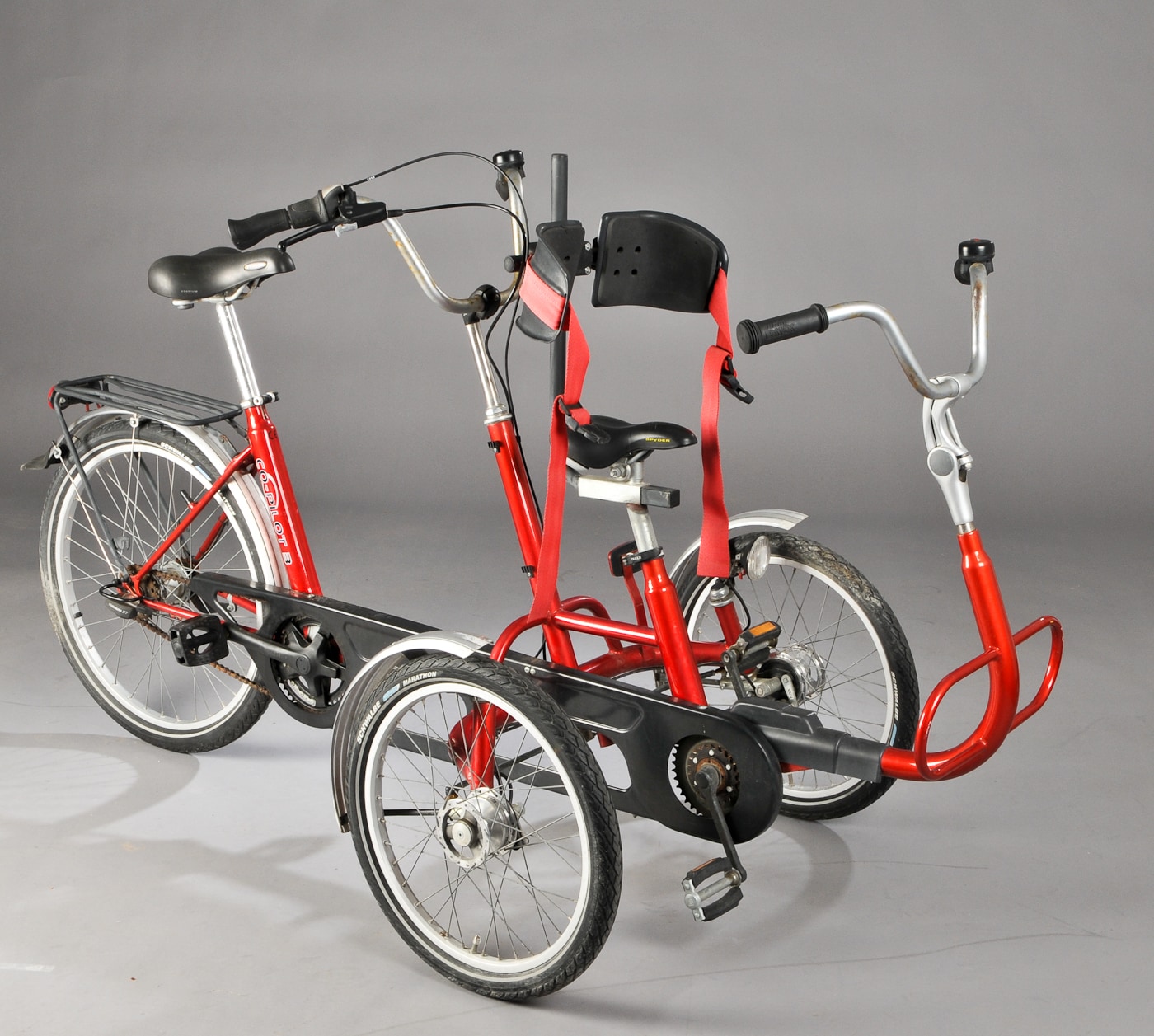 Trehjulet tandem-cykel | Lauritz.com