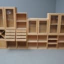Rimme Møbelfabrik; otte moduler i bøg. Model Modulux (8)