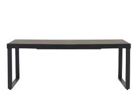 Outfit. Pull-out table with tilting additional plate - Model Augusta. Grey - Black