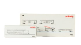 Märklin 49610+4863 HO: Diesel locomotive ALCO PA and USA freight car set II (2)