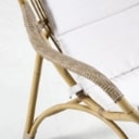 155 Sika Design. High-backed armchair, rattan, model Fox