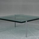 Poul Kjærholm. Sofabord med glasplade, model PK-61 