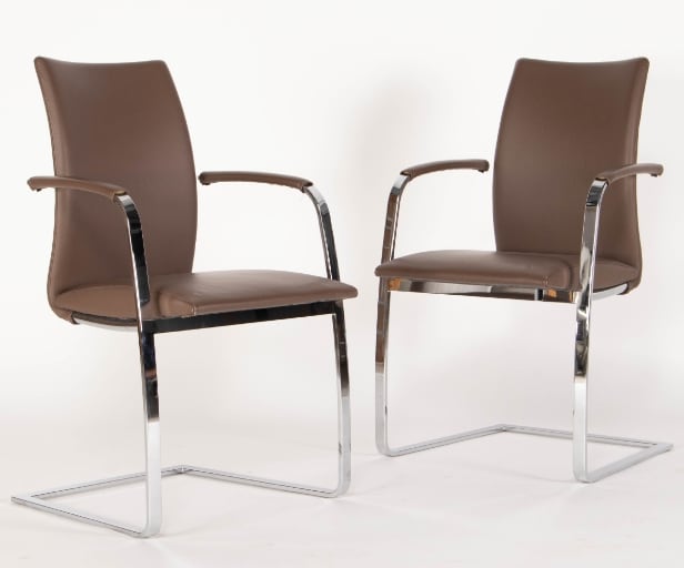 Lepper Schmidt. Eight armchairs model 967 (8)