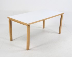 Alvar Aalto for Artek. Dining table / work table / desk, L. 150 cm.