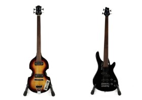 Two electric basses. Harley Benton (2)