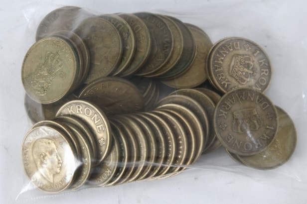 Denmark. Collection better 1 kroner 1929-1959 (56)