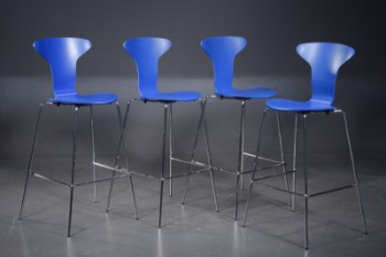 Arne Jacobsen. Munkegaards barstole, model Myggen (4)