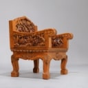 Oriental handmade lounge set with accompanying coffee table (5)