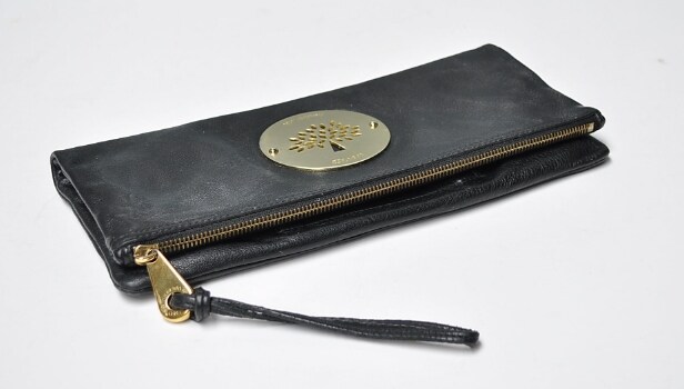 Mulberry Daria clutch i sort læder