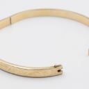 Vintage armring af 14 kt guld med indskudslås