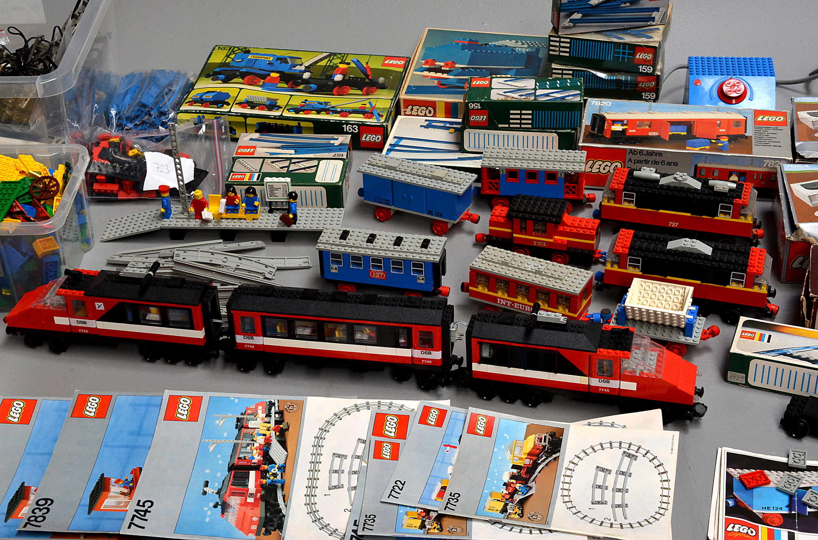 LEGO System. Elektrisk tog 4,5 samt 12 volt(2 flyttekasser) |