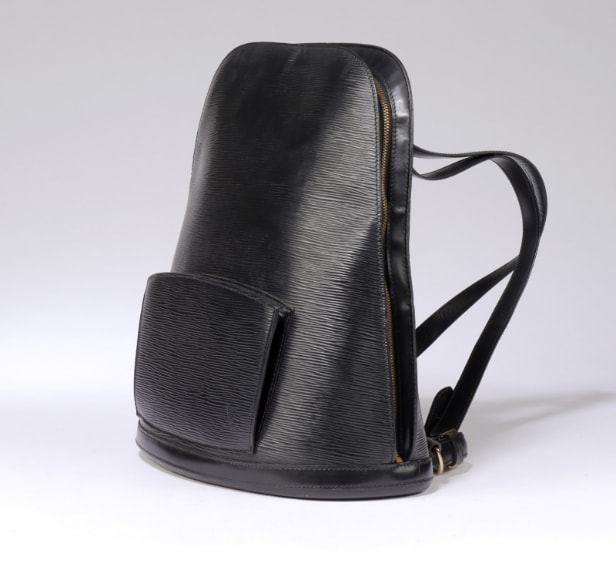 Louis Vuitton. 'Gobelins' backpack in black Epi leather