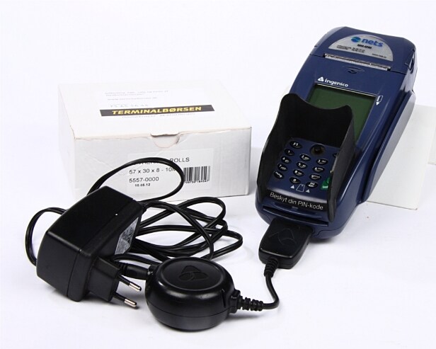 Nets terminal Elite 8200 GPRS, inkl bonruller