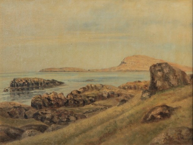 Joen Waagstein. Færøsk landskab