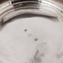 A. Dragsted. Skønvirke bowl of hammered silver